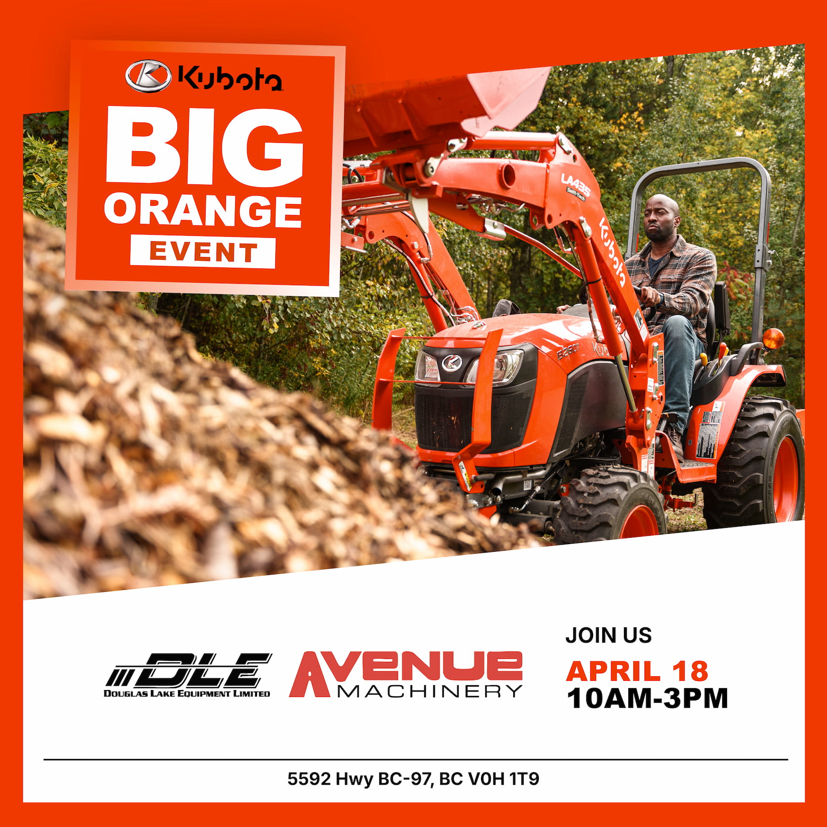 Kubota Big Orange Event Sale - Join Us June 28, 2025